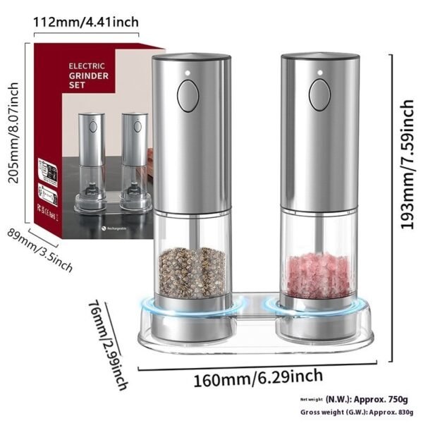 Stainless Steel Household Sea Crushing Spice Jar