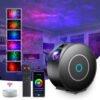 Colorful starry sky projection lamp laser starry night light bedroom technology graffiti app-controlled ambient light