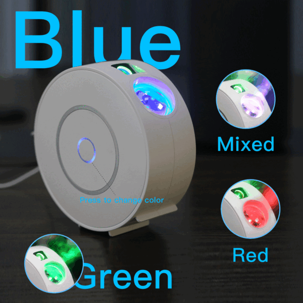 Colorful starry sky projection lamp laser starry night light bedroom technology graffiti app-controlled ambient light