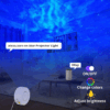 Colorful starry sky projection lamp laser starry night light bedroom technology graffiti app-controlled ambient light