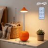 Creative LED Rechargeable Night Lamp – Remote Control, Touch Sensor, RGB Mood Light for Bedroom & Living Room