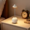 Creative LED Rechargeable Night Lamp – Remote Control, Touch Sensor, RGB Mood Light for Bedroom & Living Room