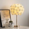 Modern Table Lamp with Rose Night Light - Perfect Romantic Ambiance