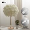Modern Table Lamp with Rose Night Light - Perfect Romantic Ambiance
