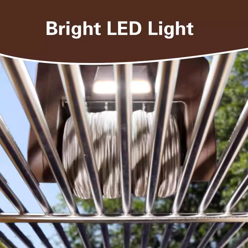 portable camping BBQ grill cleaning brush rechargeable