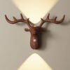Wireless Wooden Motion Sensor Light- Magnetic Rechargeable LED Sconce, Peel and Stick Night Light for Bedroom & Hallway-004