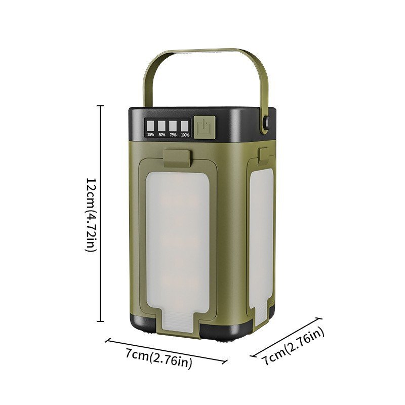 foldable clover camping lantern unfolded for tent lighting 
