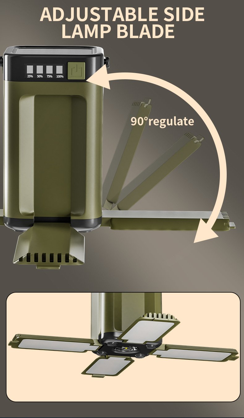 emergency lantern solar usb c for power outage kit on table-2