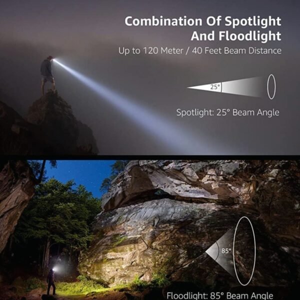 Close up of the USB charging interface on the side of the headlamp-06