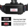 4-mode LED hunting headlamp with white and red light