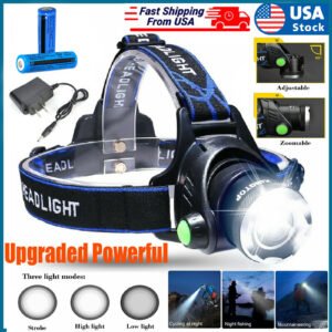 Super bright aluminum alloy headlight for night activities