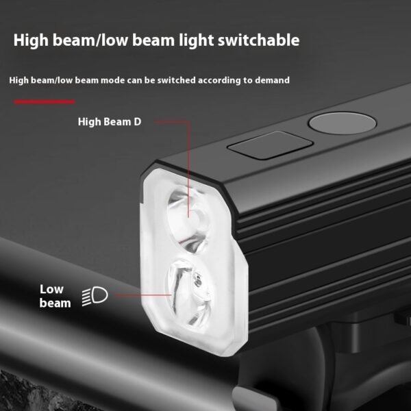 Dual beam bike light with formal and lifting mount options