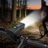 Super Bright Bike Light 1200 Lumens Front View