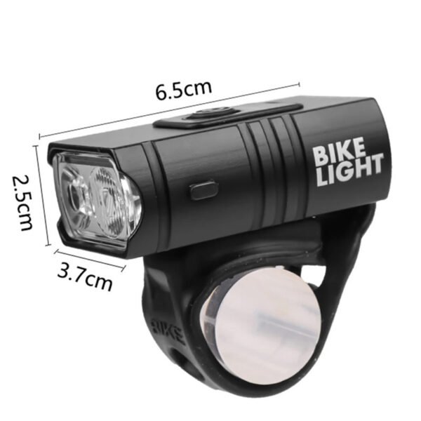Packaging list showing the bicycle headlight and USB cable-02