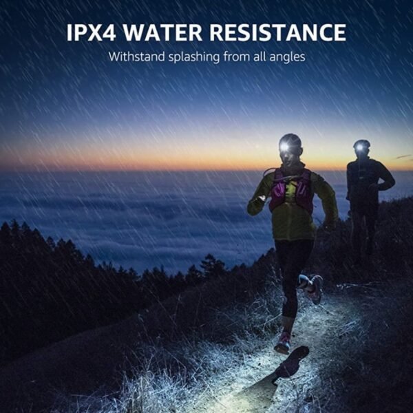 Close up of the USB charging interface on the side of the headlamp-07