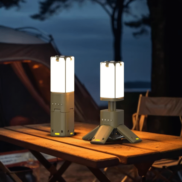 army green rechargeable camping lantern color option