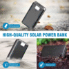 usb output solar power bank for phones tablets