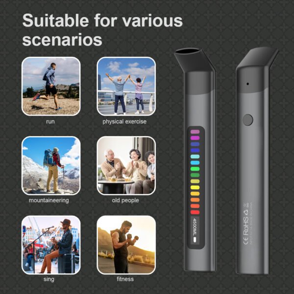 black-rechargeable-breathing-trainer-variant-02 Black rechargeable breathing trainer variant, side view-02