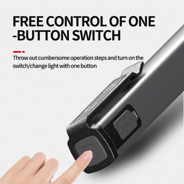 mechanic inspection light with magnet on fender