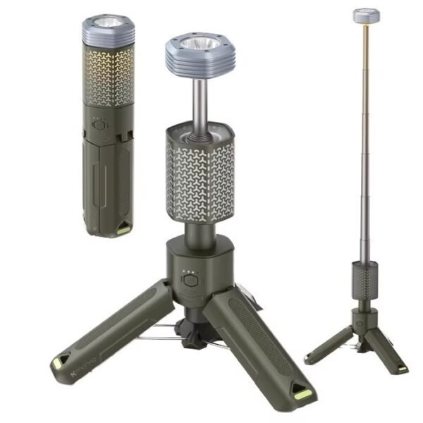 IPX5 body IPX7 head waterproof camping light