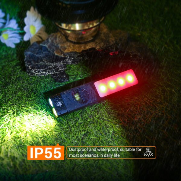 bright rechargeable flashlight for cave exploring