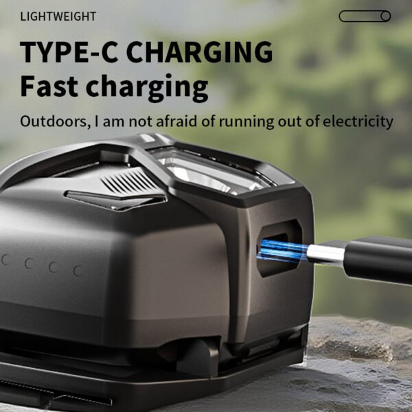 rechargeable-led-headlamp-night-trail-running Rechargeable LED headlamp for night trail running in the mountains