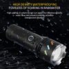 1200 lumen flashlight IPX4 aluminum alloy body