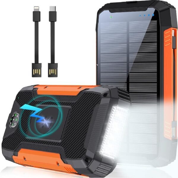 off‑grid power backup solar power bank outdoors