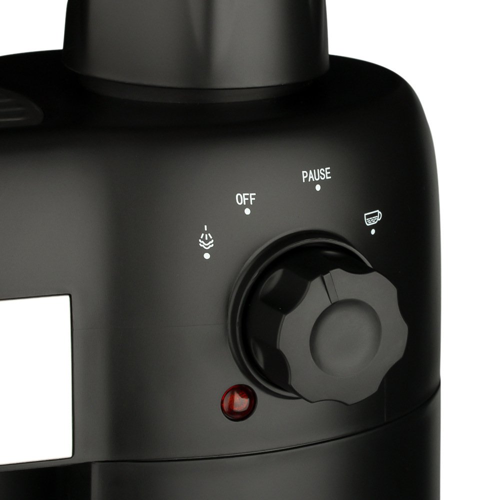 Steam wand close‑up for latte art microfoam