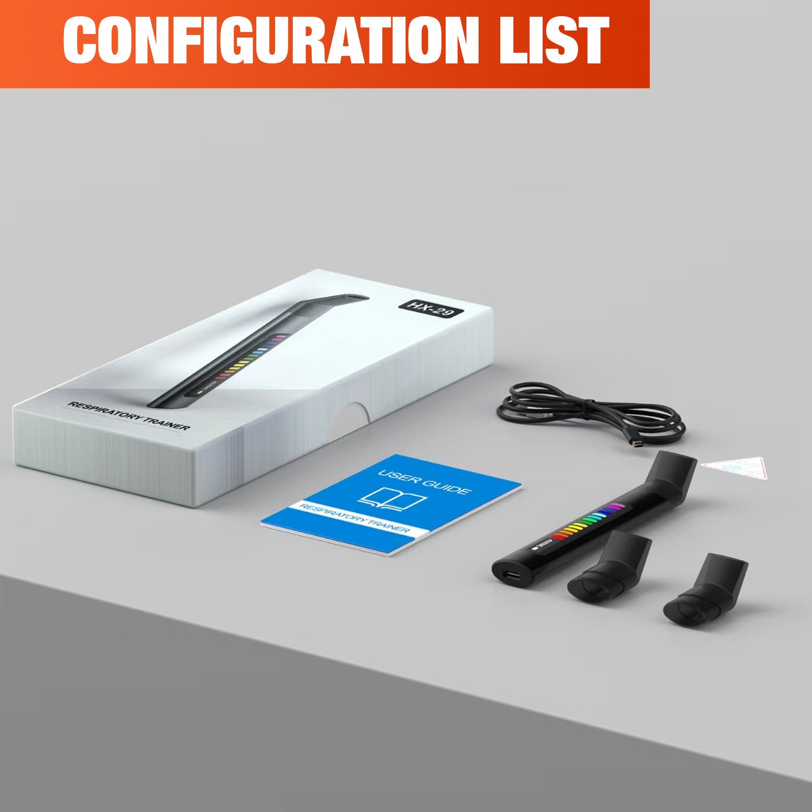 Portable inspiratory muscle trainer for running warm‑ups