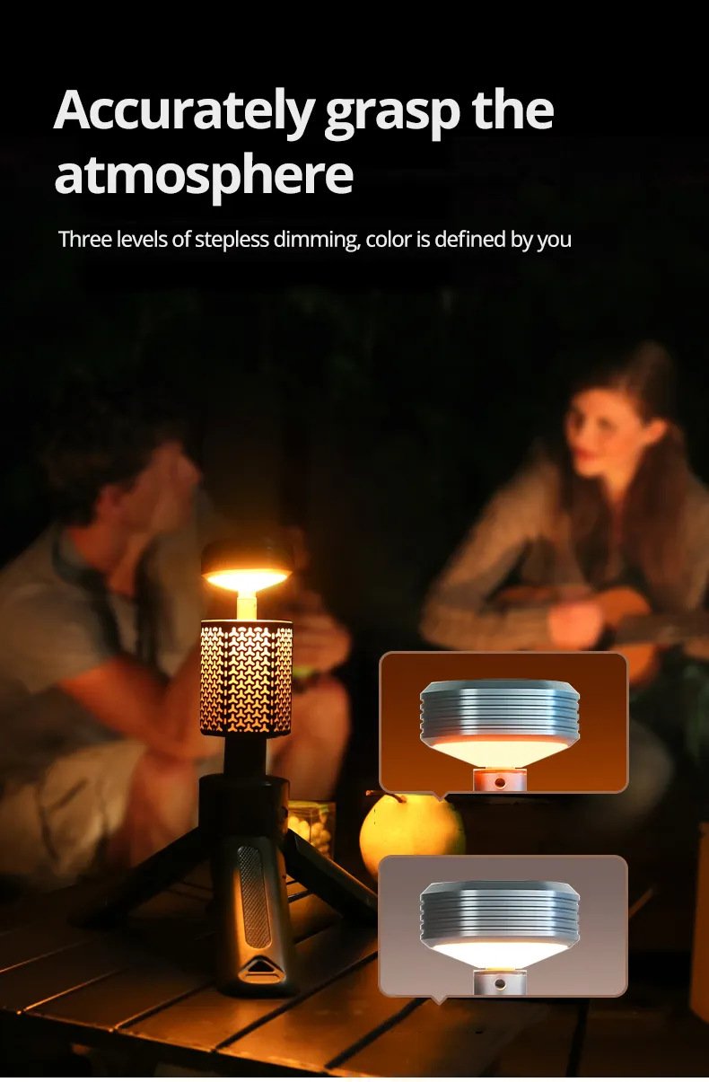 magnetic camping lantern head IPX7 waterproof