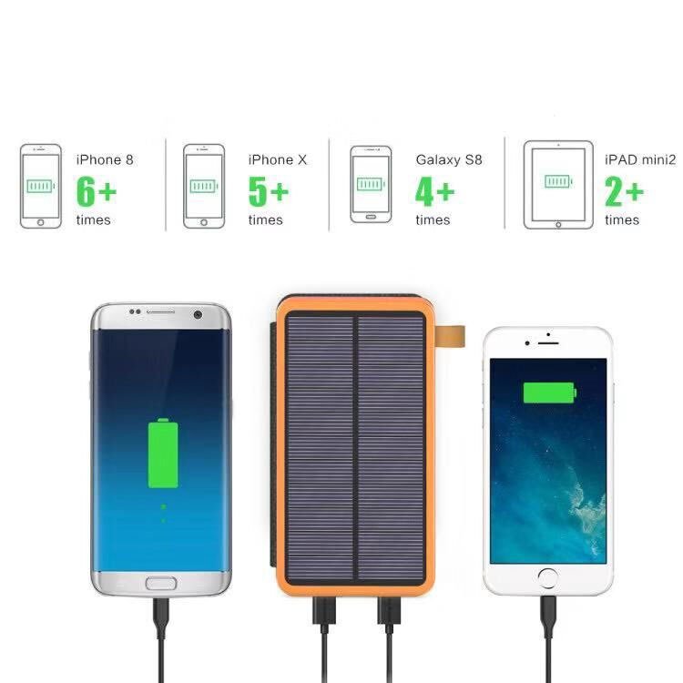 portable solar power bank for camping power bank
