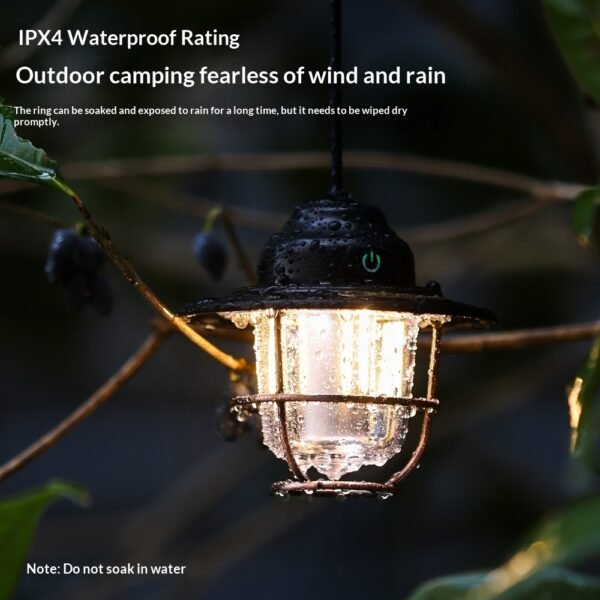 Packaging box contents of USB camping light