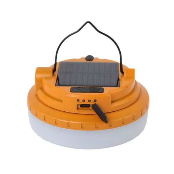 Solar Camping Lantern packed as essential hurricane emergency kit item