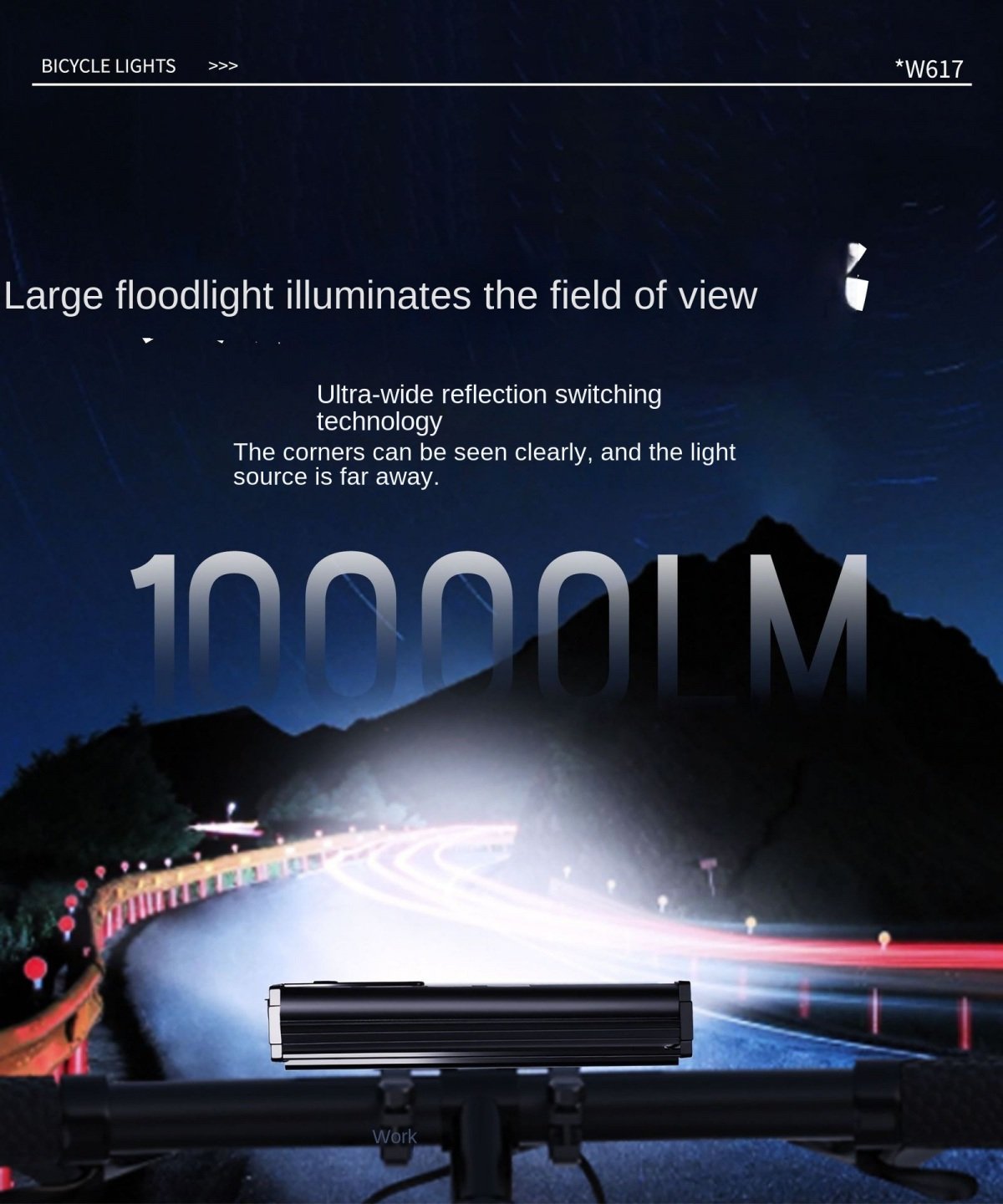 17-LED Ultra-Bright Bicycle Light 15000 Lumen High-Power Outdoor Cycling Light for Night Riding 9