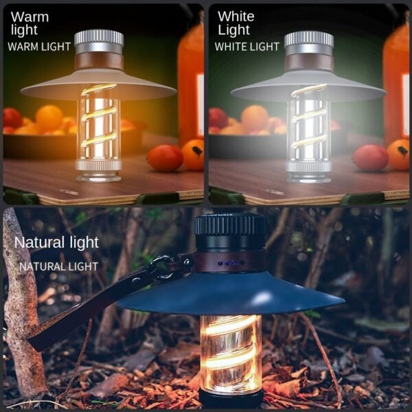 Outdoor Camping Lantern with Emergency Light 2-Mode Vintage-Style Portable Hanging Tent Lantern for All-Weather Use 5 Outdoor Camping Lantern with Emergency Light 2-Mode Vintage-Style Portable Hanging Tent Lantern for All-Weather Use 5