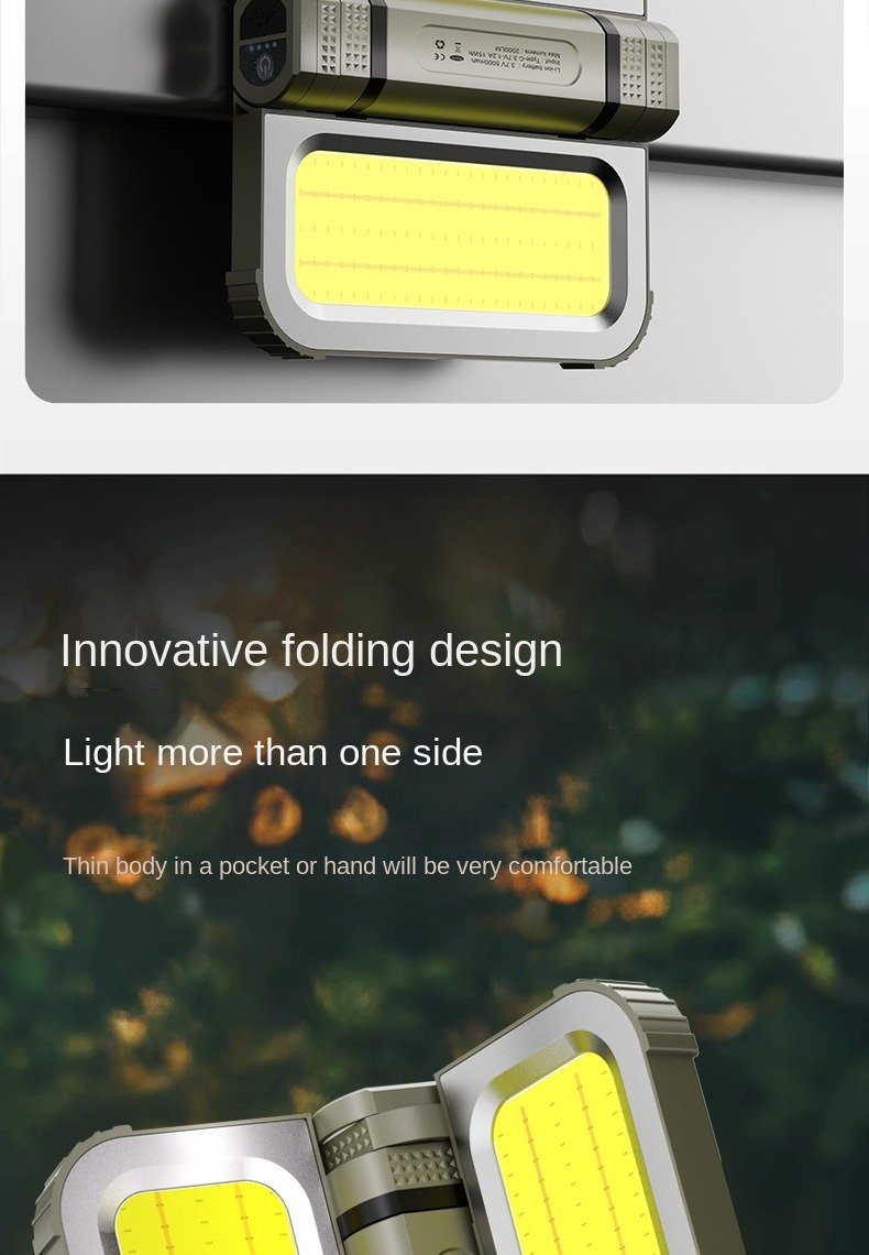 Solar Powered Camping Lantern for Off-Grid Use: LED Outdoor Lighting with USB Charging and Emergency Power Bank 8