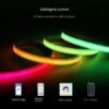 RGB Neon Silicone LED Strip Waterproof 1428 LEDs/m - Premium Multicolor Ambient Lighting for Indoor/Outdoor Decor 4