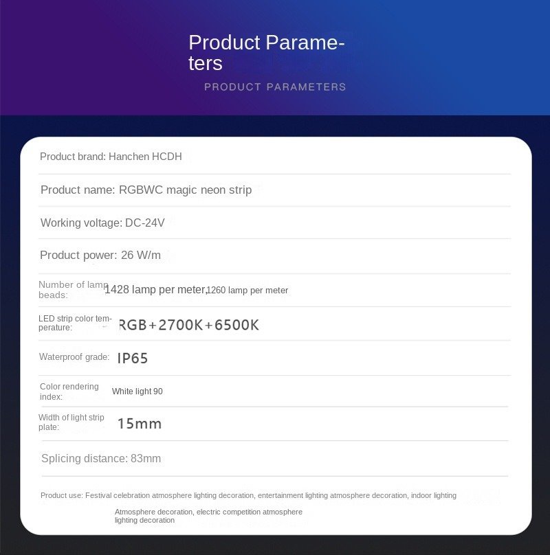 RGB Neon Silicone LED Strip Waterproof 1428 LEDs/m - Premium Multicolor Ambient Lighting for Indoor/Outdoor Decor 6