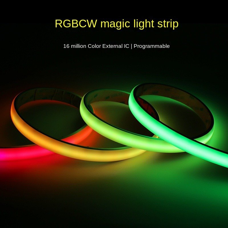 RGB Neon Silicone LED Strip Waterproof 1428 LEDs/m - Premium Multicolor Ambient Lighting for Indoor/Outdoor Decor 5