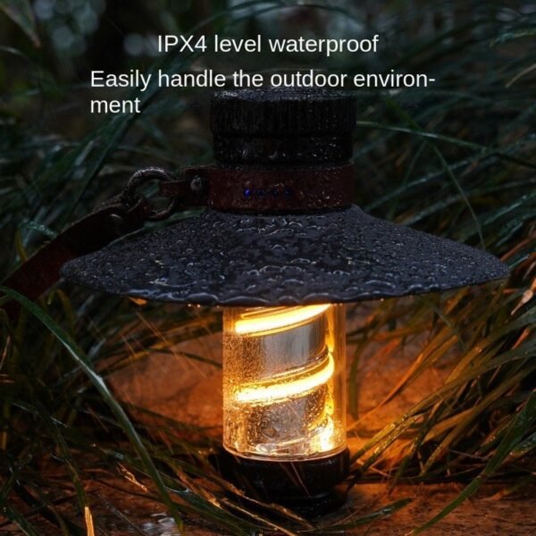 Outdoor Camping Lantern with Emergency Light 2-Mode Vintage-Style Portable Hanging Tent Lantern for All-Weather Use 4 Outdoor Camping Lantern with Emergency Light 2-Mode Vintage-Style Portable Hanging Tent Lantern for All-Weather Use 4