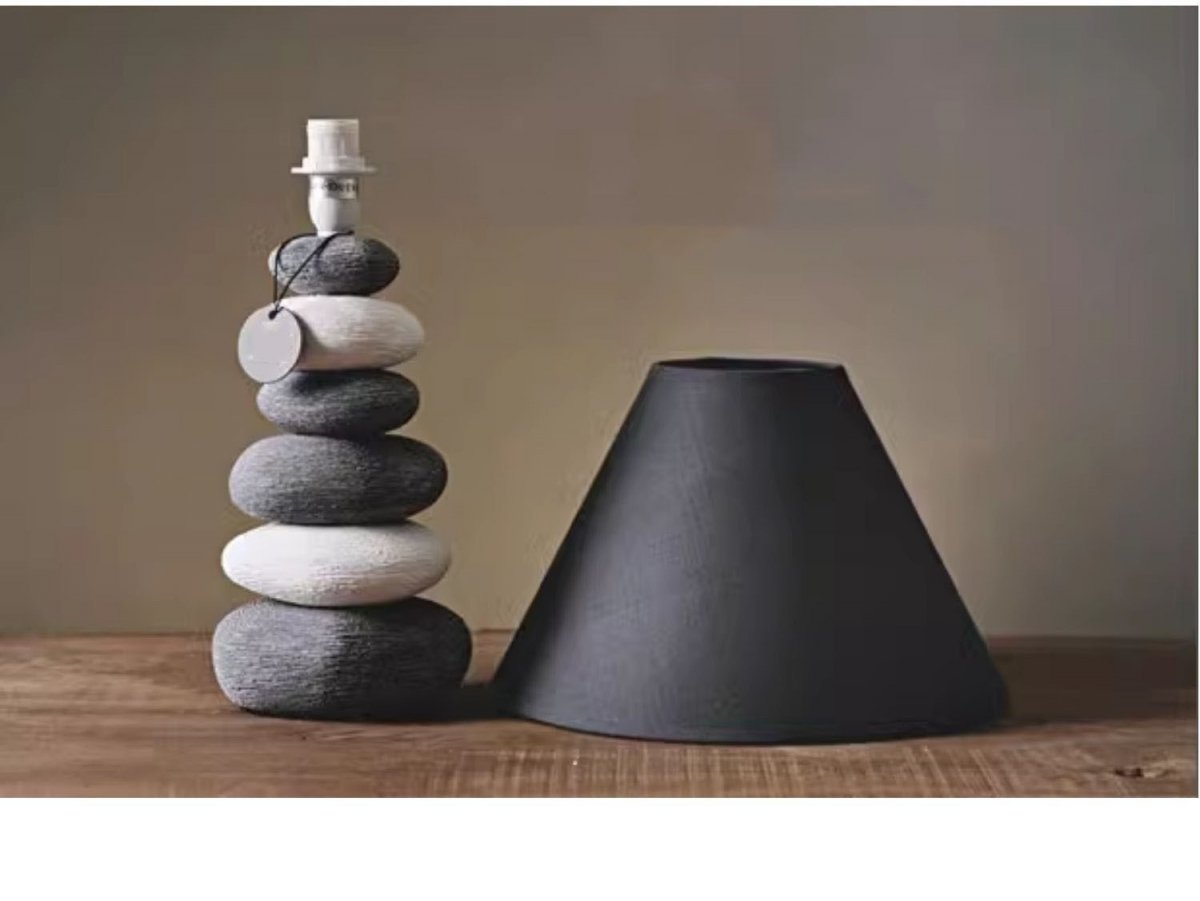 Eye-Care Table Lamp Bedroom and Living Room – Nordic Fabric Shade Vintage Bedside Light for Cozy Decor 9