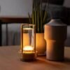 Restaurant Minimalist Mood Desk Lamp for Café, Bar, and Outdoor Patio; USB Charging, Vintage Industrial Table Light 4