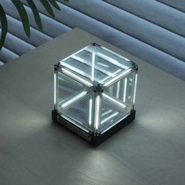 Abyss Space Desk Lamp: Four-Dimensional Acrylic Ambient Light for Gaming Setup Ambience and Desk Decor for Creative Spaces 6